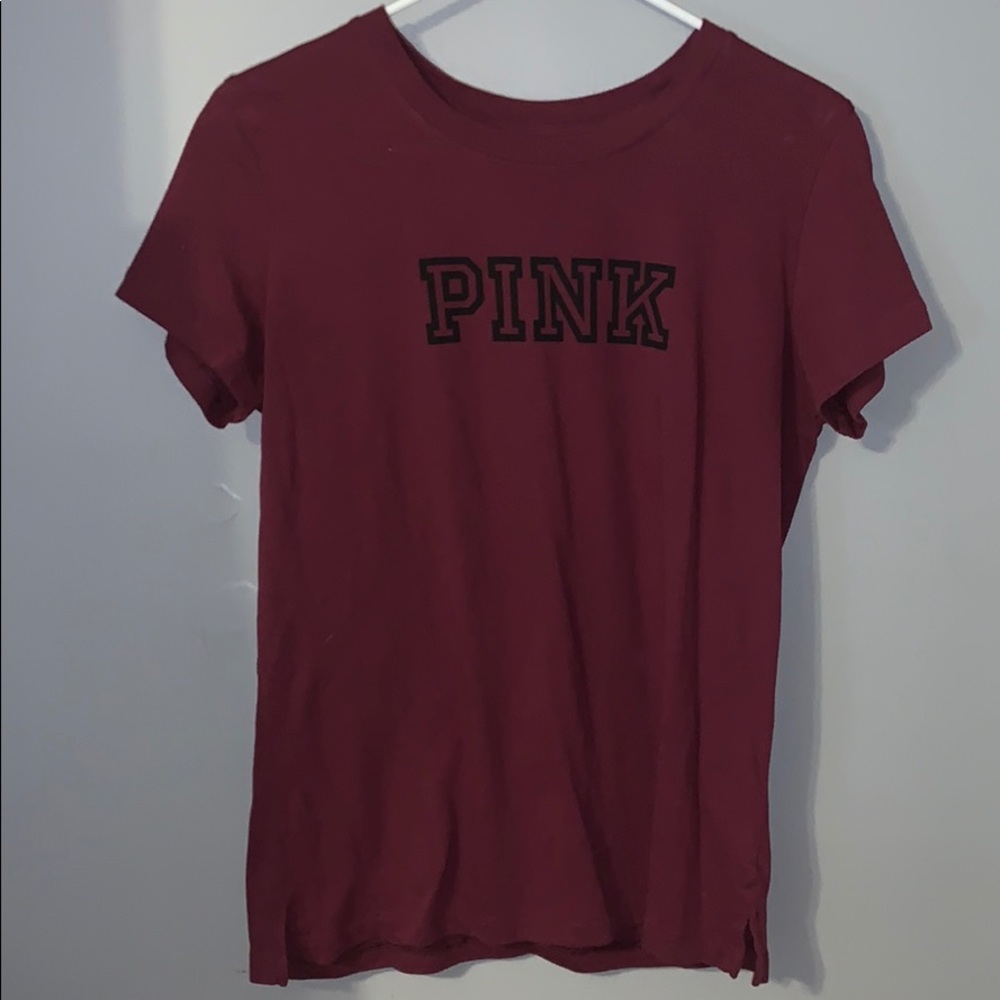 Burgundy t-shirt